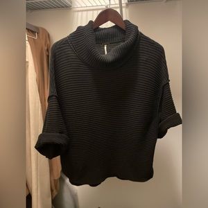 Free People Ribbed Turtleneck Sweater